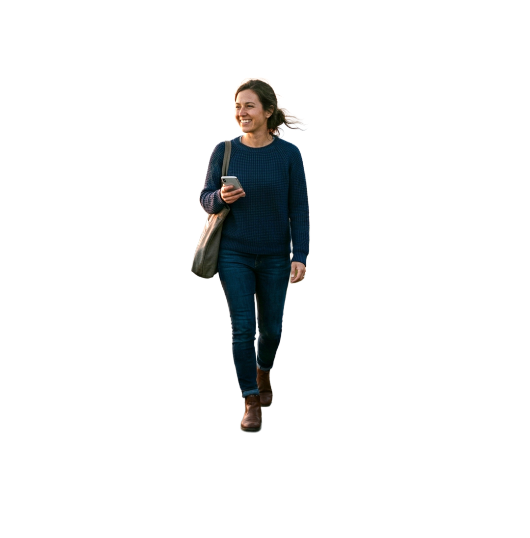 Banner Providers Woman Mobile