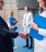 healthcare staffing industry trends - a doctor and a hiring manager shaking hands