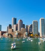 A picture of water in Boston,, Massachusetts