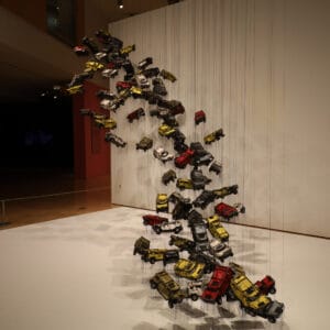 An art installation at the Phoenix Art Museum