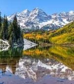 A view of a mountain in Colorado