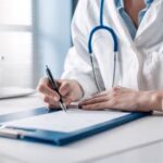 medical provider signing a healthcare contract