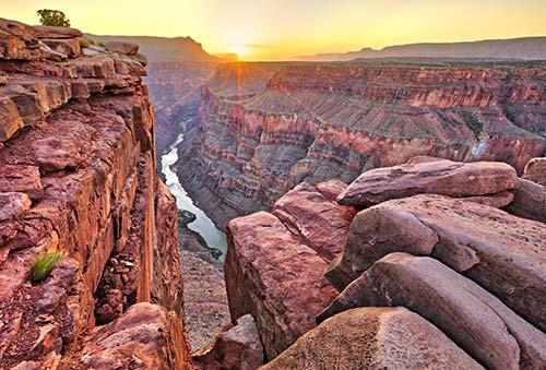 A picture of the Grand Canyon in Arizona